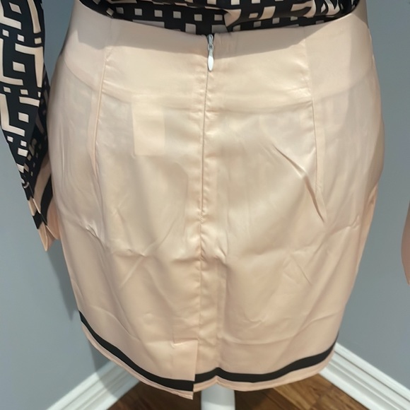 Fashion Says Brown and Black skirt and button up too size M. NWT - Picture 6 of 8